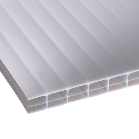 16mm Polycarbonate Sheet Triplewall - Opal 6000mm x 2100mm