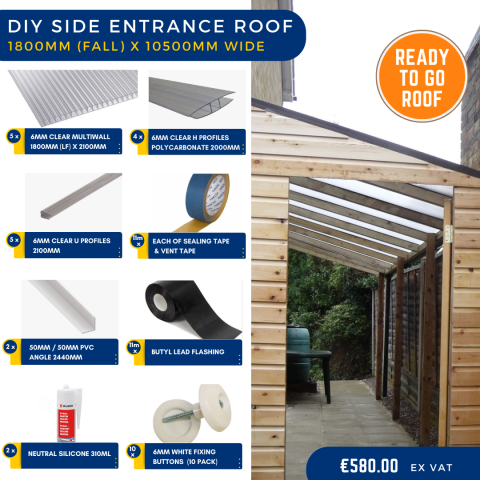 Side Passage Way Roof Cover