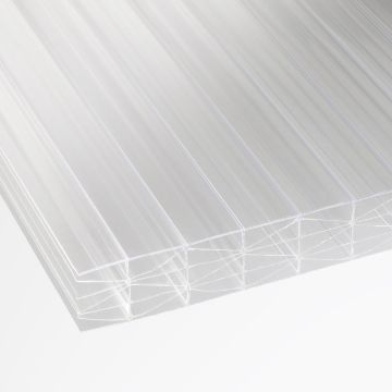 25mm Polycarbonate Sheet 7X Wall - Clear 7000mm x 2100mm
