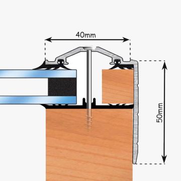 Capex 40 Gable End Finishing Profile