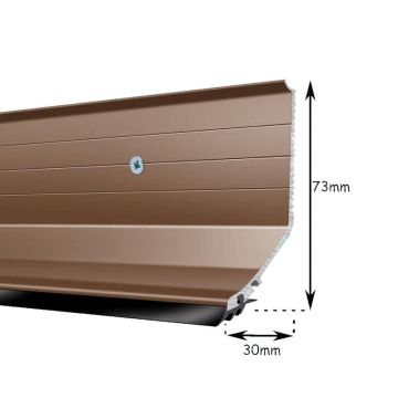 Lean To Flashing Profile-6000mm-Brown