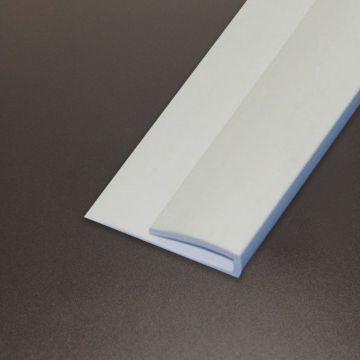 PVC Profile - J Trim White Edging Strip-3mm x 2440mm