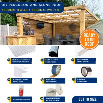 Pergola Canopy Free standing roof