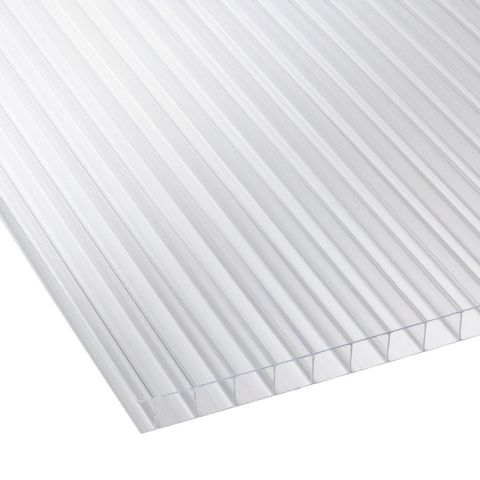 10mm Polycarbonate Sheet Twinwall - Opal 2000mm x 1050mm