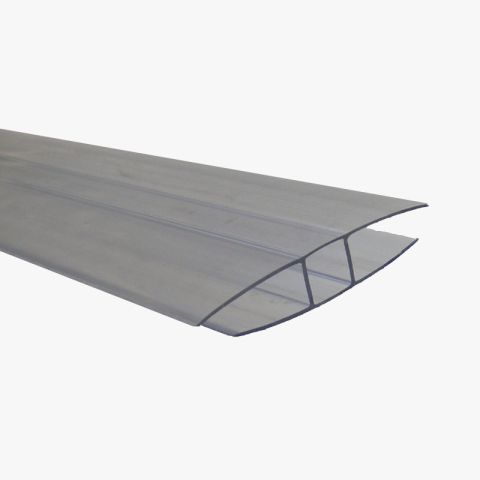 Polycarbonate H Profile Clear-10mm x 3000mm