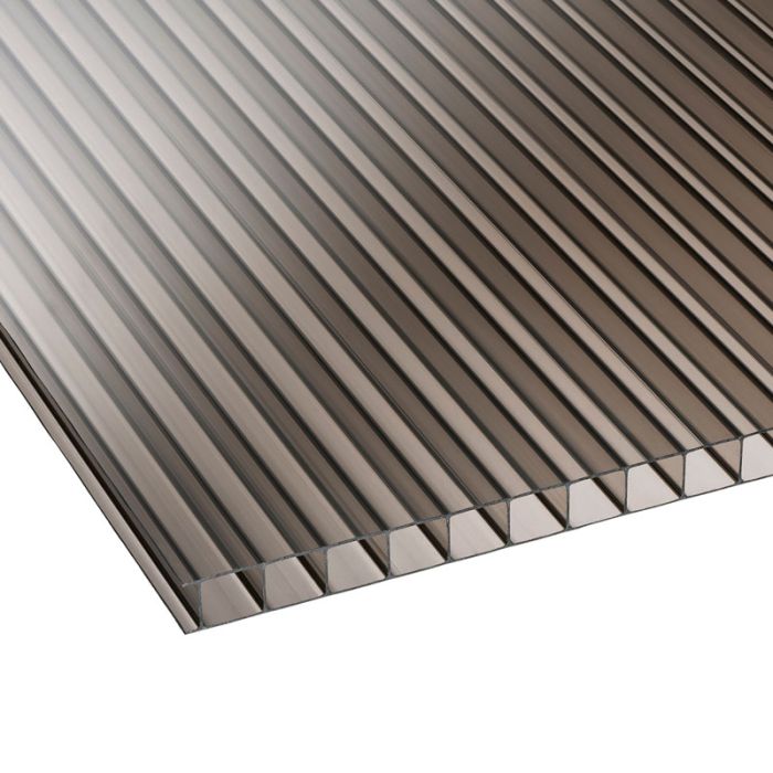 10mm Polycarbonate Sheet Twinwall - Bronze 2000mm x 2100mm
