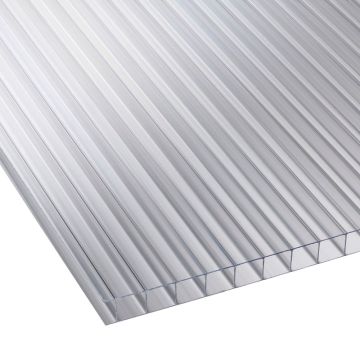 10mm Twinwall Polycarbonate Sheet Clear