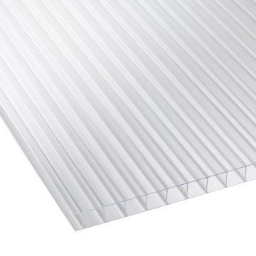 10mm Polycarbonate Sheet Twinwall - Opal 7000mm x 1050mm