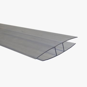 Polycarbonate H Profile Clear-16mm x 6000mm