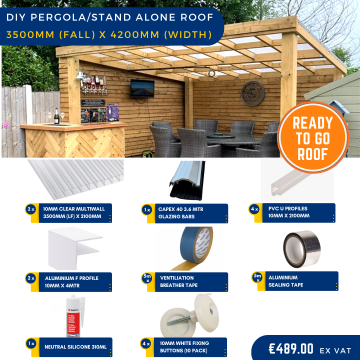 Pergola Canopy Free standing roof