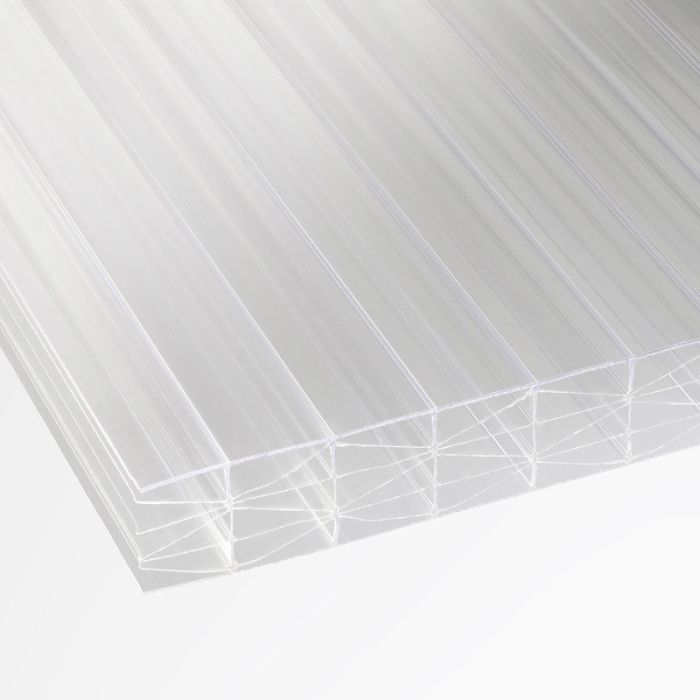 25mm Polycarbonate Sheet 7X Wall - Clear 7000mm x 1050mm