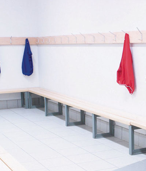 Dressing room wall cladding