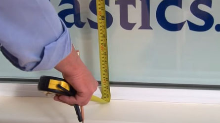 measuring window height